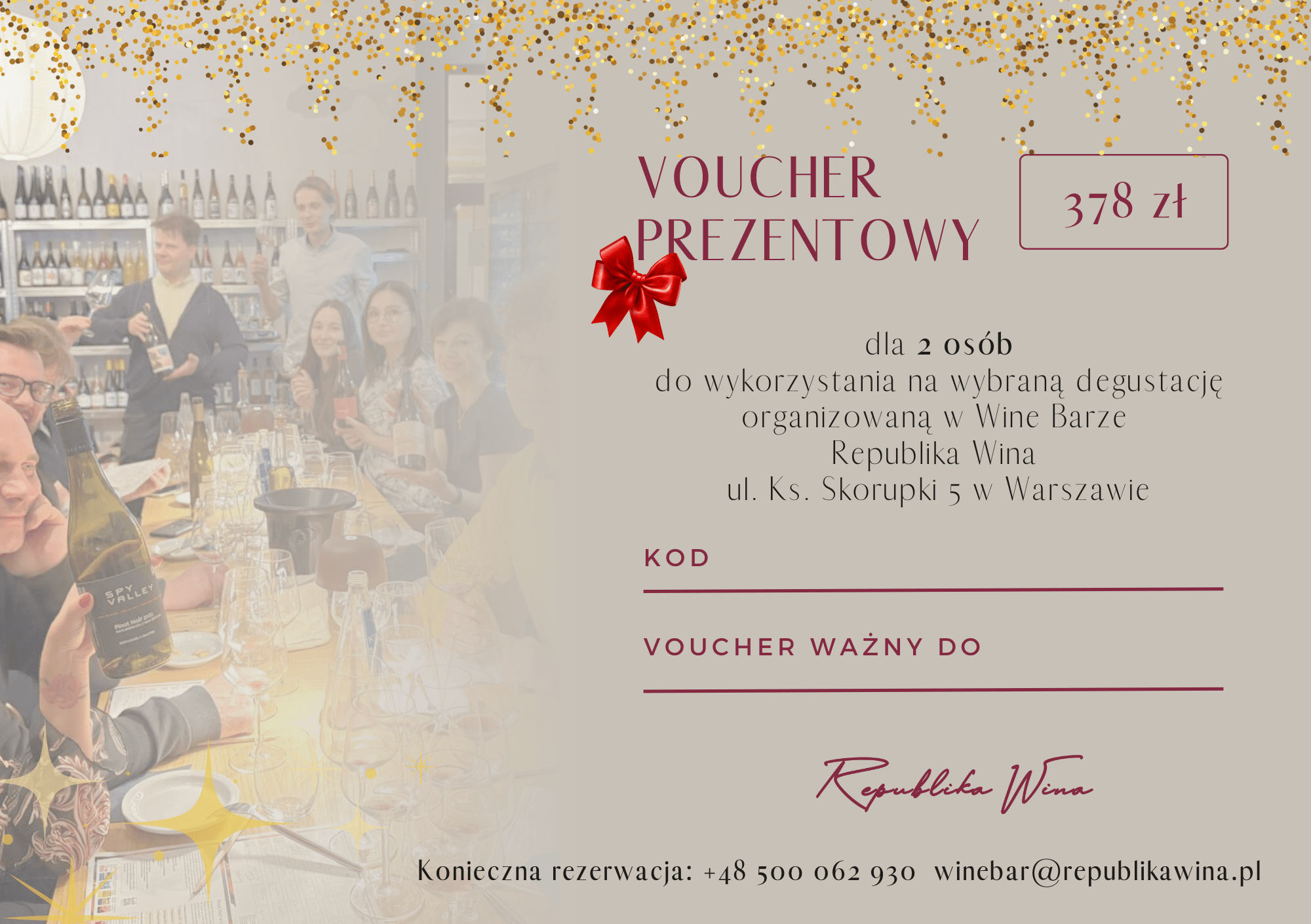 Voucher Świąteczny o wartości 378 zł