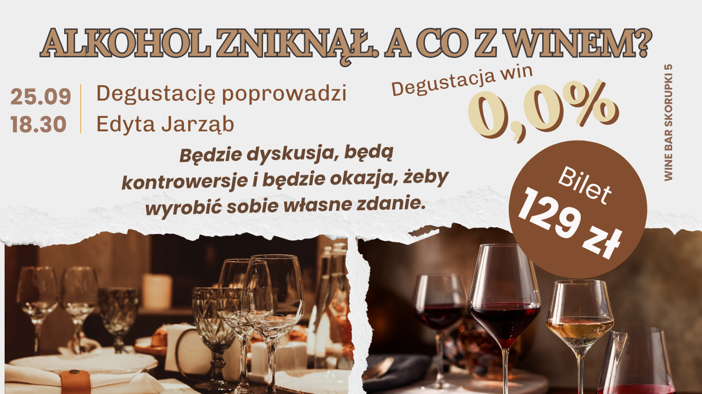 Alkohol zniknął. A co z winem?